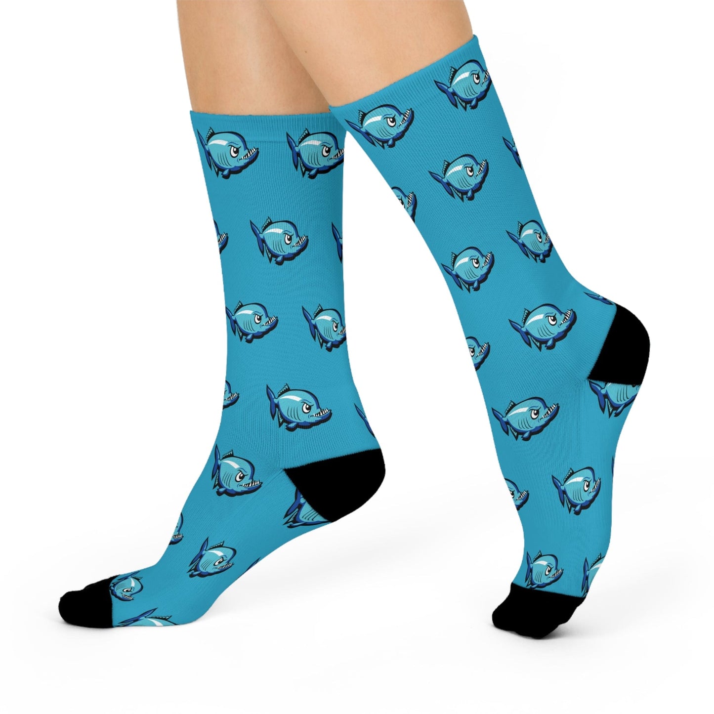 Piranhas Mascot Crew Socks