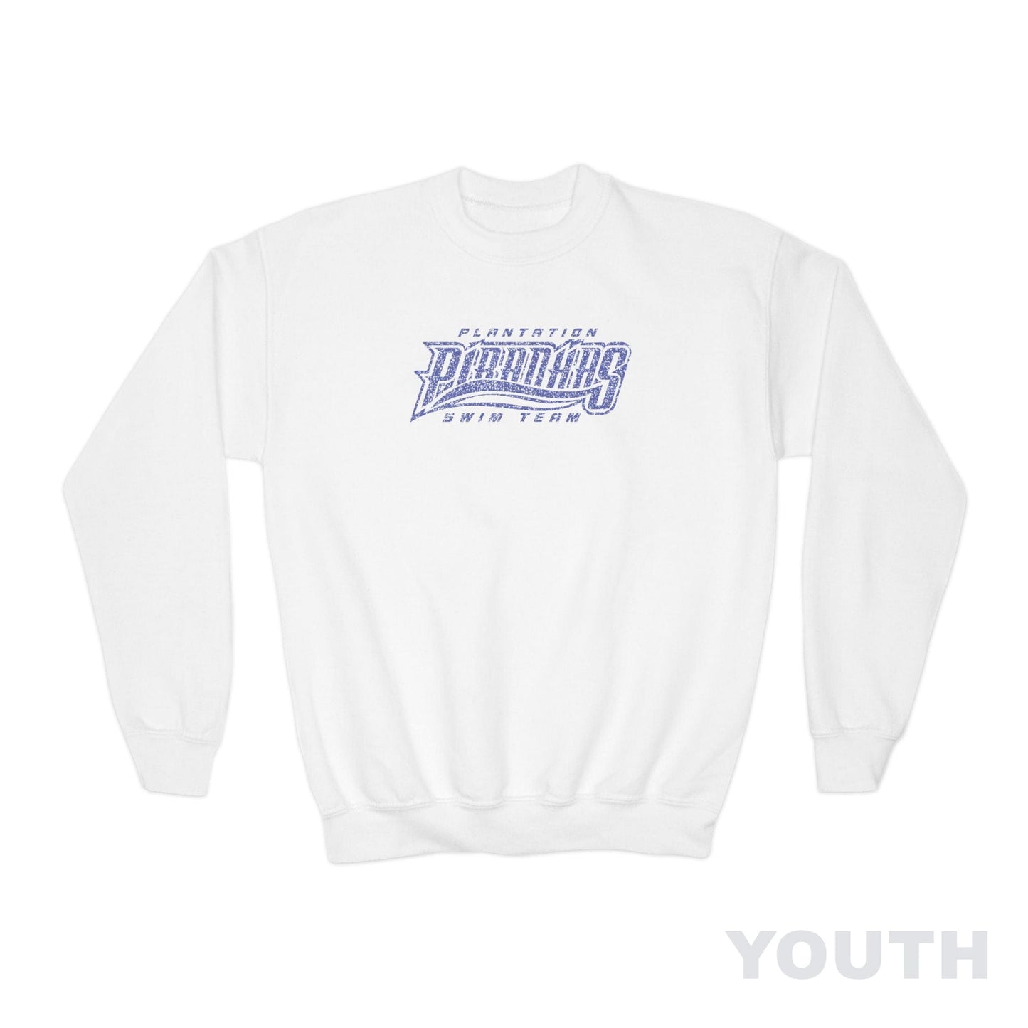 Youth Piranhas Distressed Crewneck