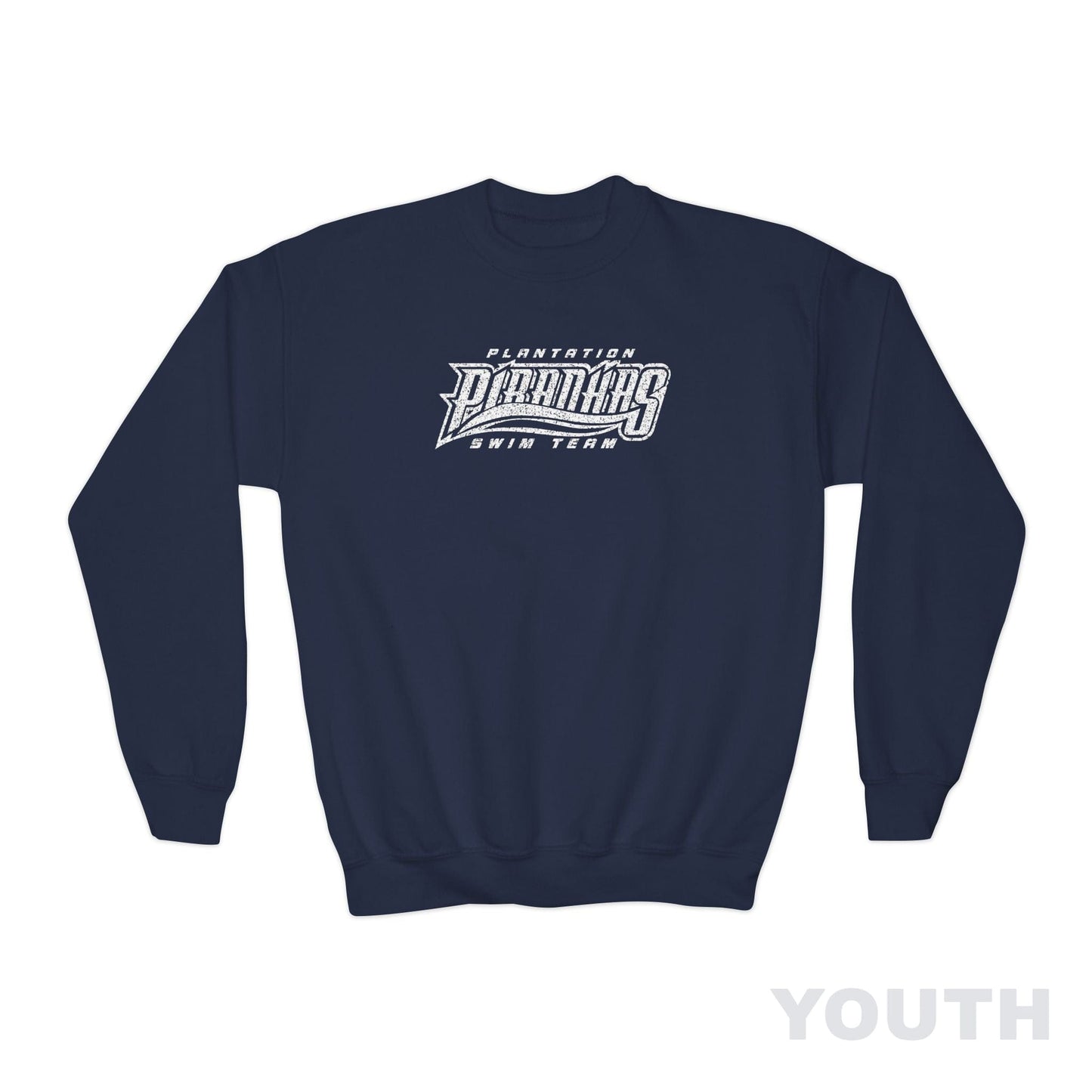 Youth Piranhas Distressed Crewneck