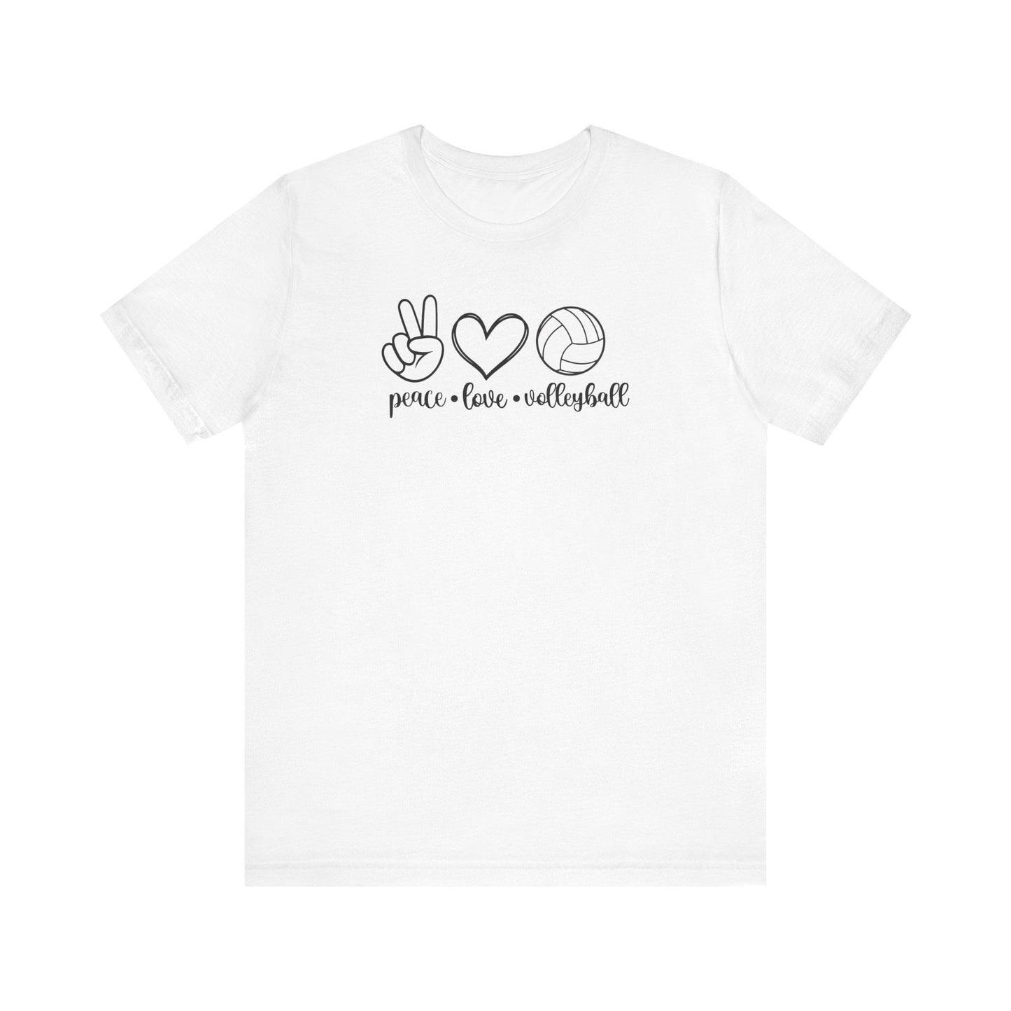 Peace Love Volleyball Tee - Hooray