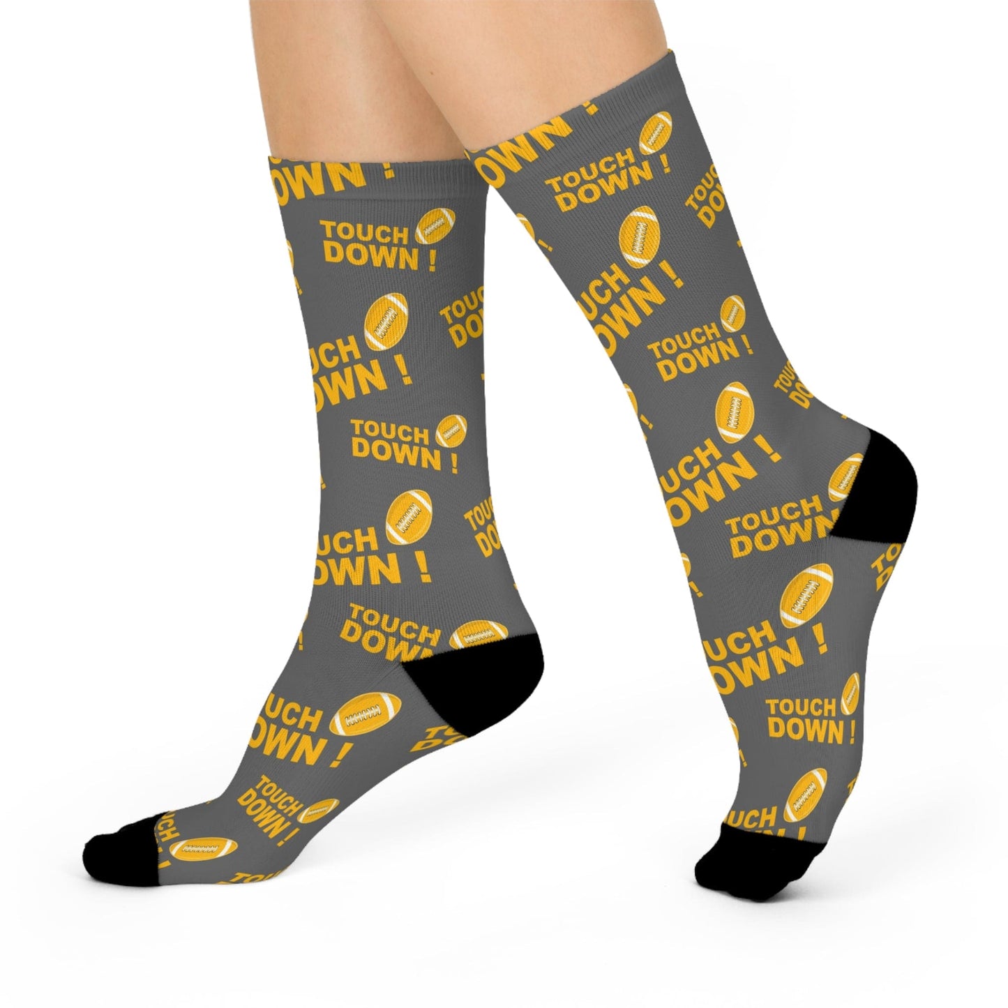 Cushioned Touchdown - Football Fan Socks - Hooray