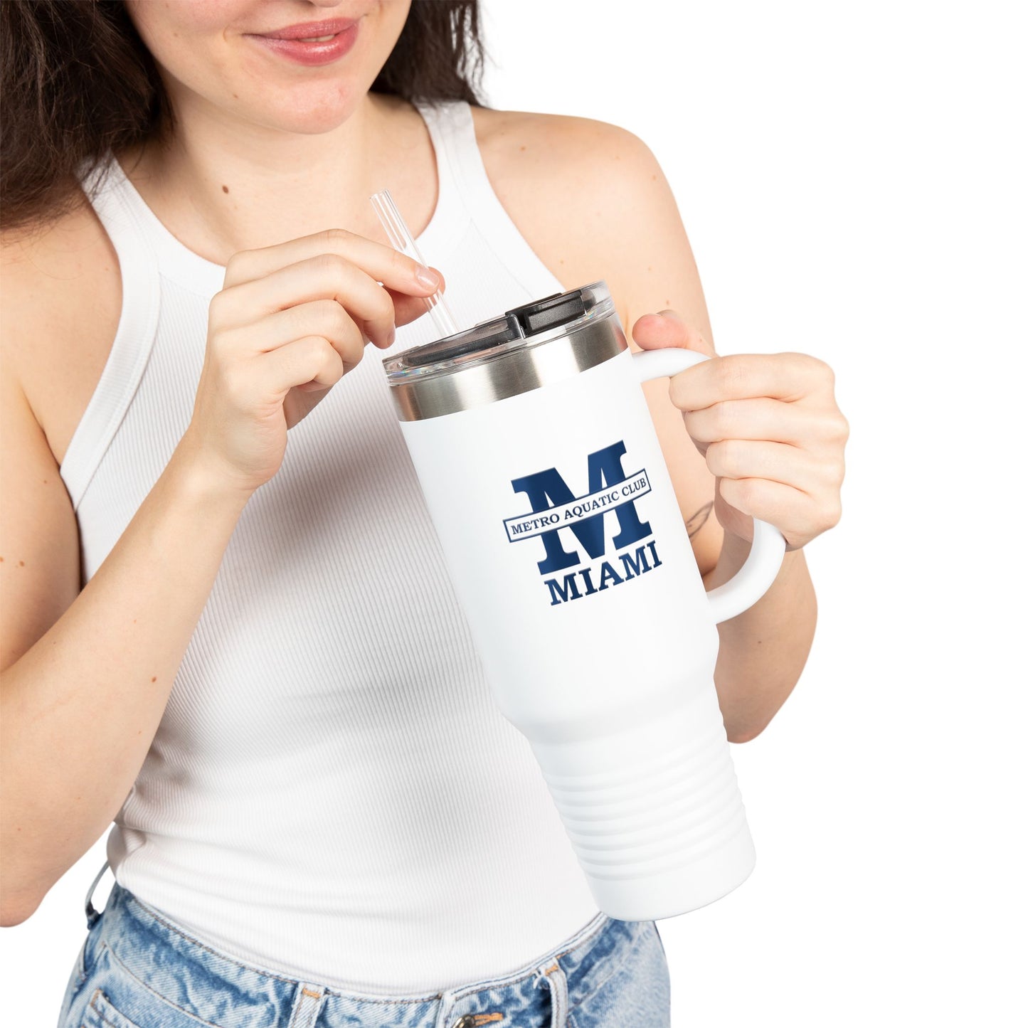 MAC Personalized 40oz Insulated Travel Mug - GetHooray.com