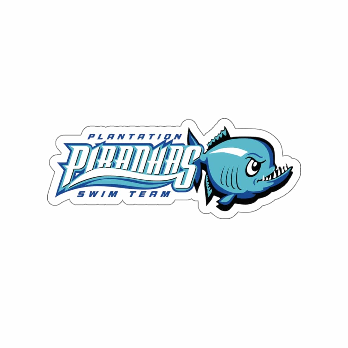 Plantation Piranhas Vinyl Stickers