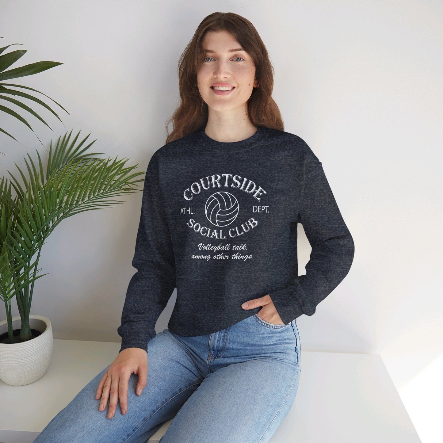 Cozy Courtside Social Club Sweatshirt - Hooray