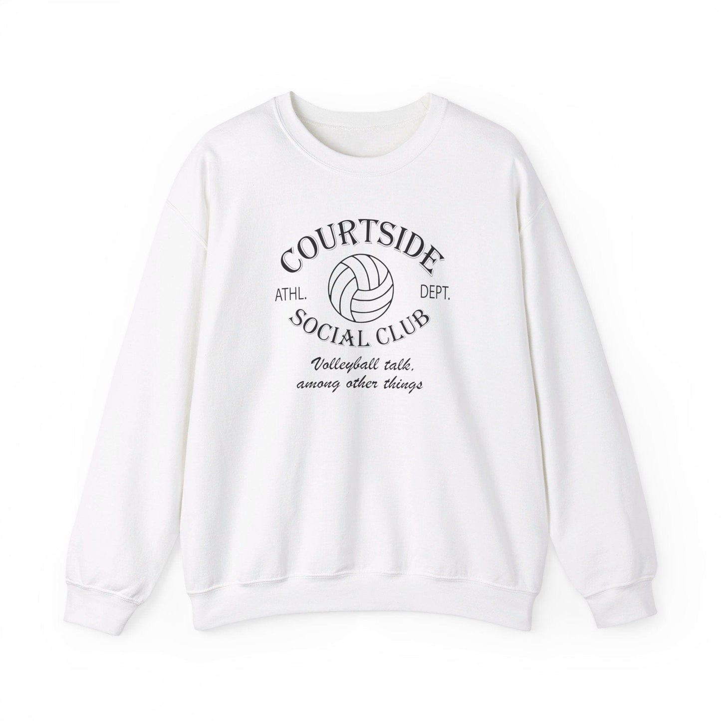 Cozy Courtside Social Club - Girls Volleyball Sweatshirt - Hooray