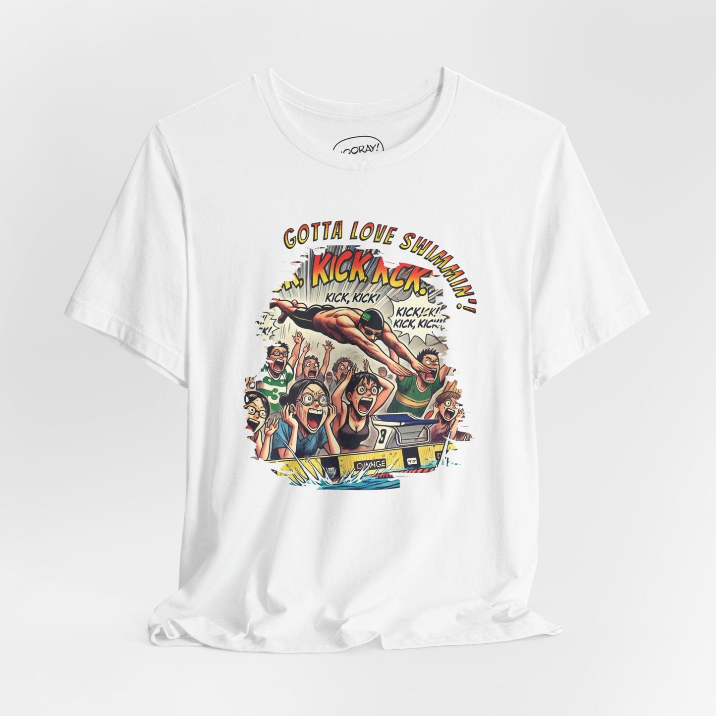 White - Gotta Love Swimming T-Shirt - Hooray