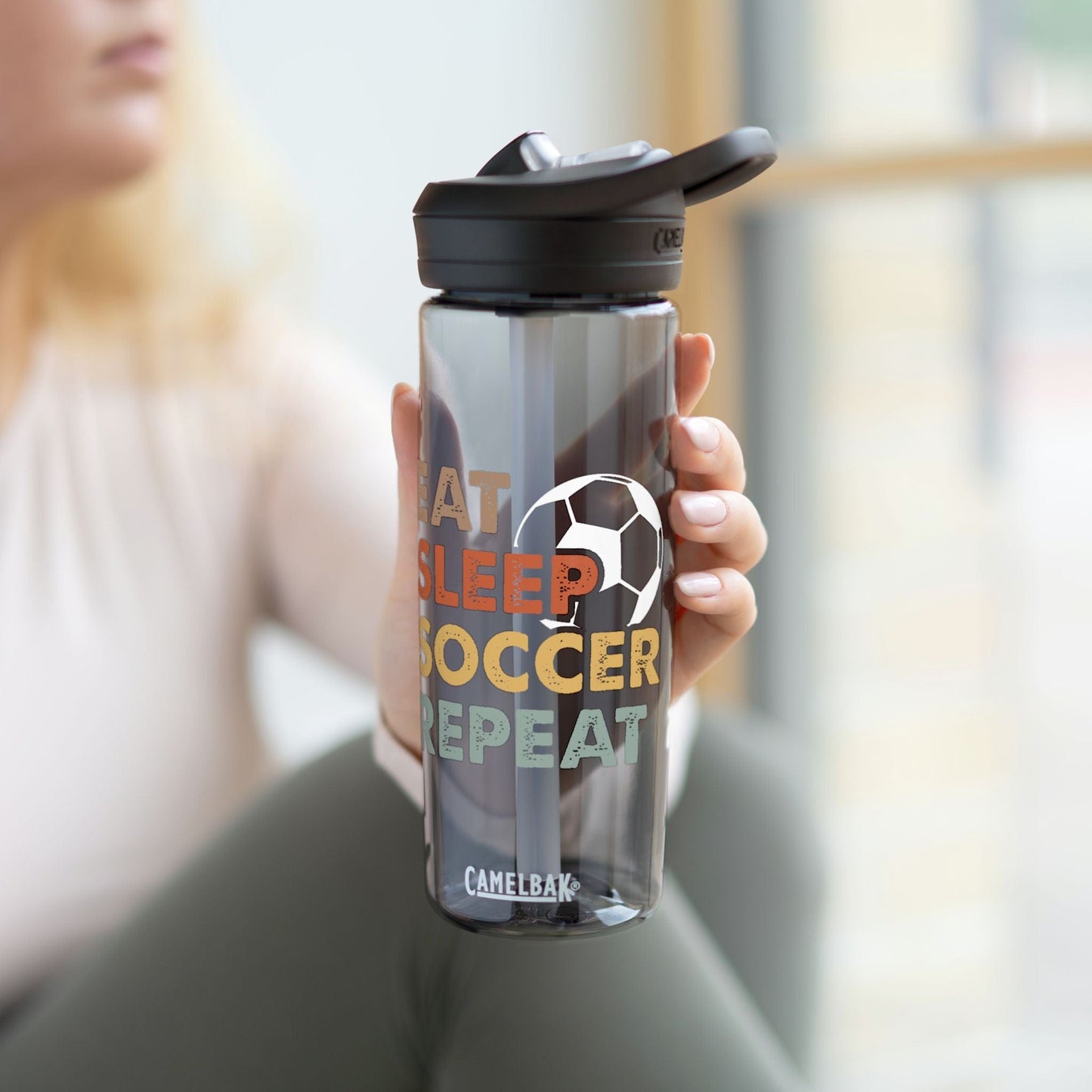 Soccer Life Water Bottle - Hooray