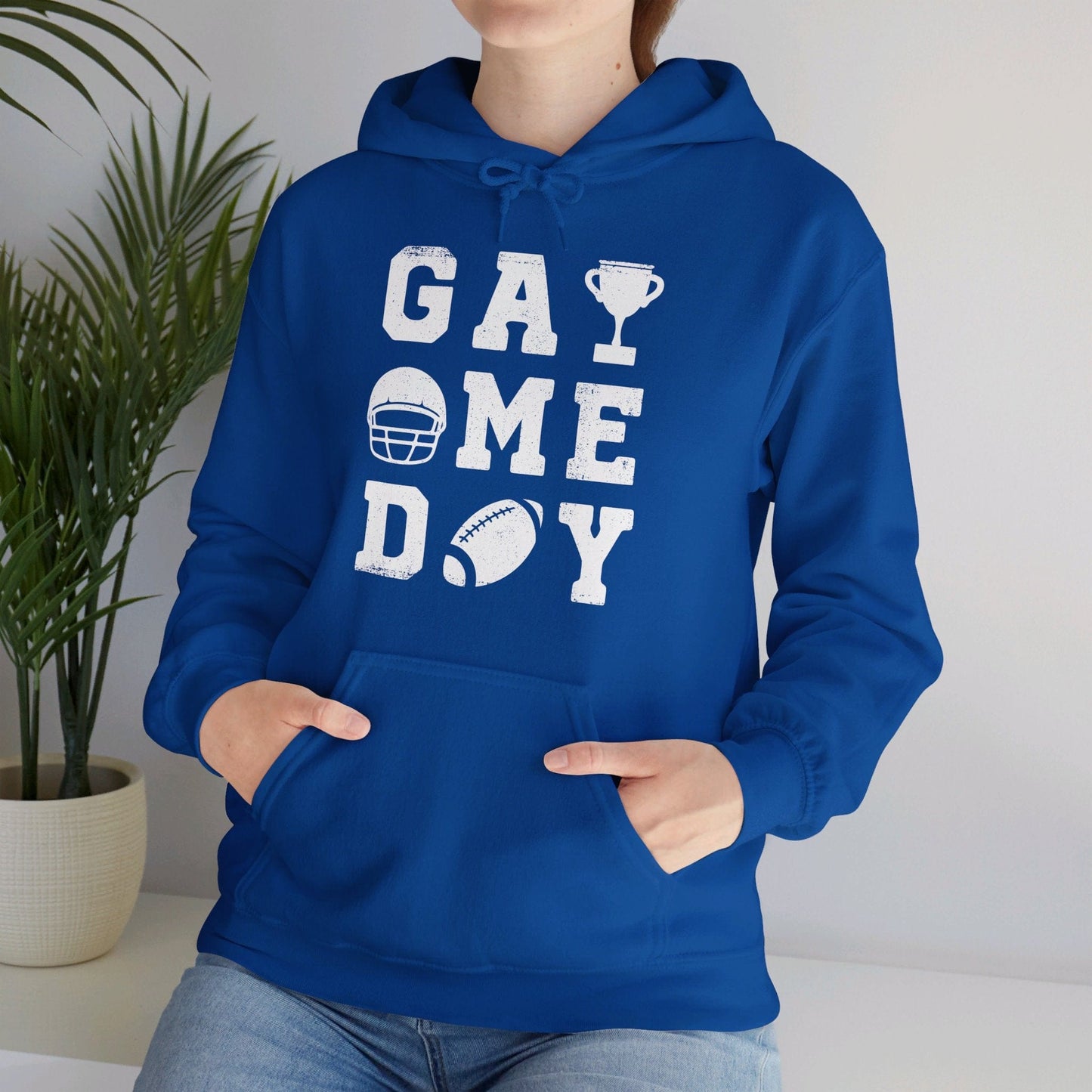 Unisex Cozy Football Game Day Hoodie - Hooray