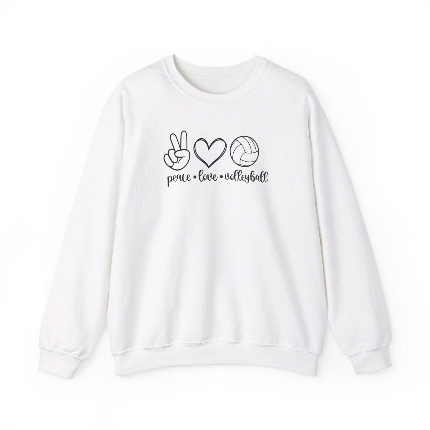 Peace Love Volleyball Sweatshirt - Hooray