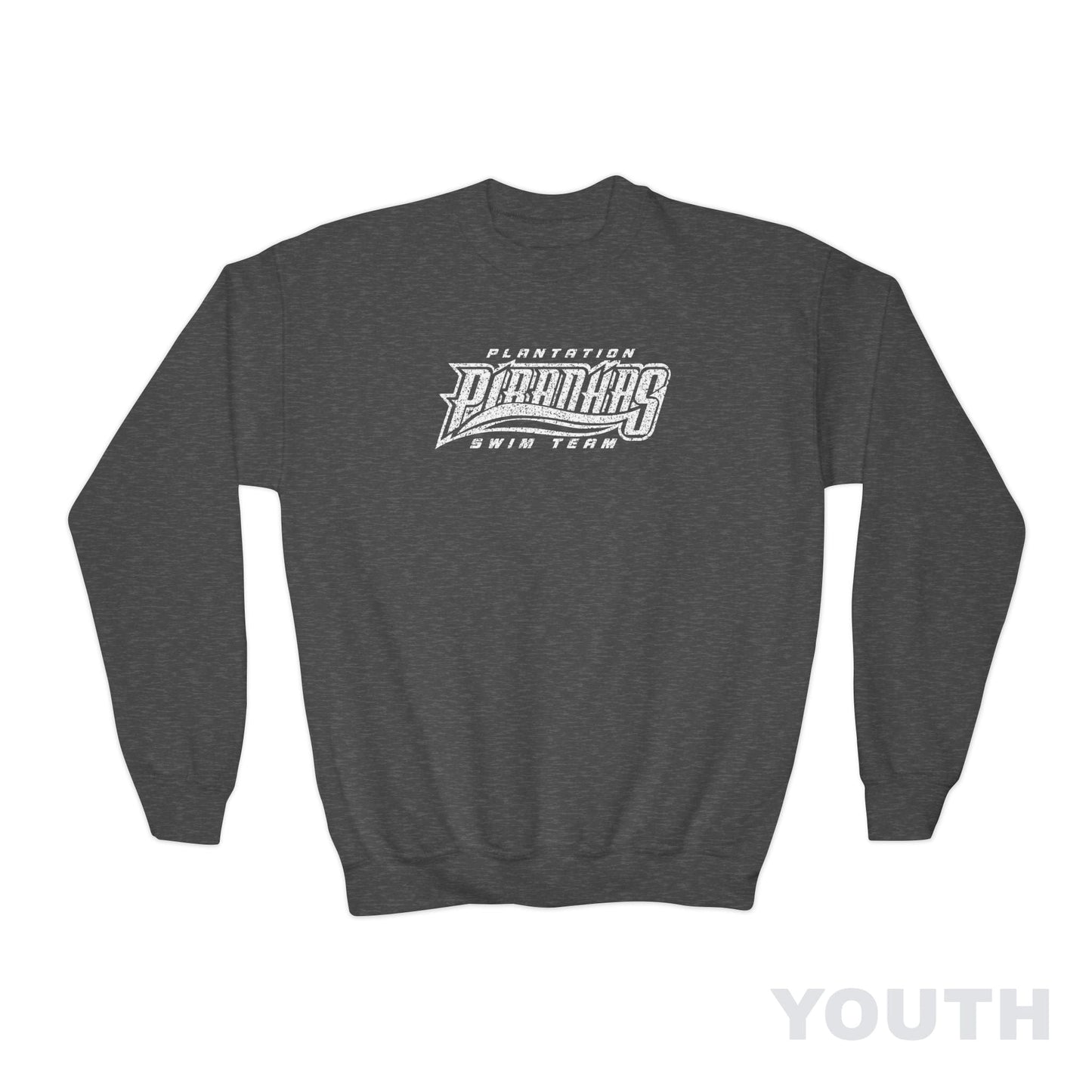 Youth Piranhas Distressed Crewneck