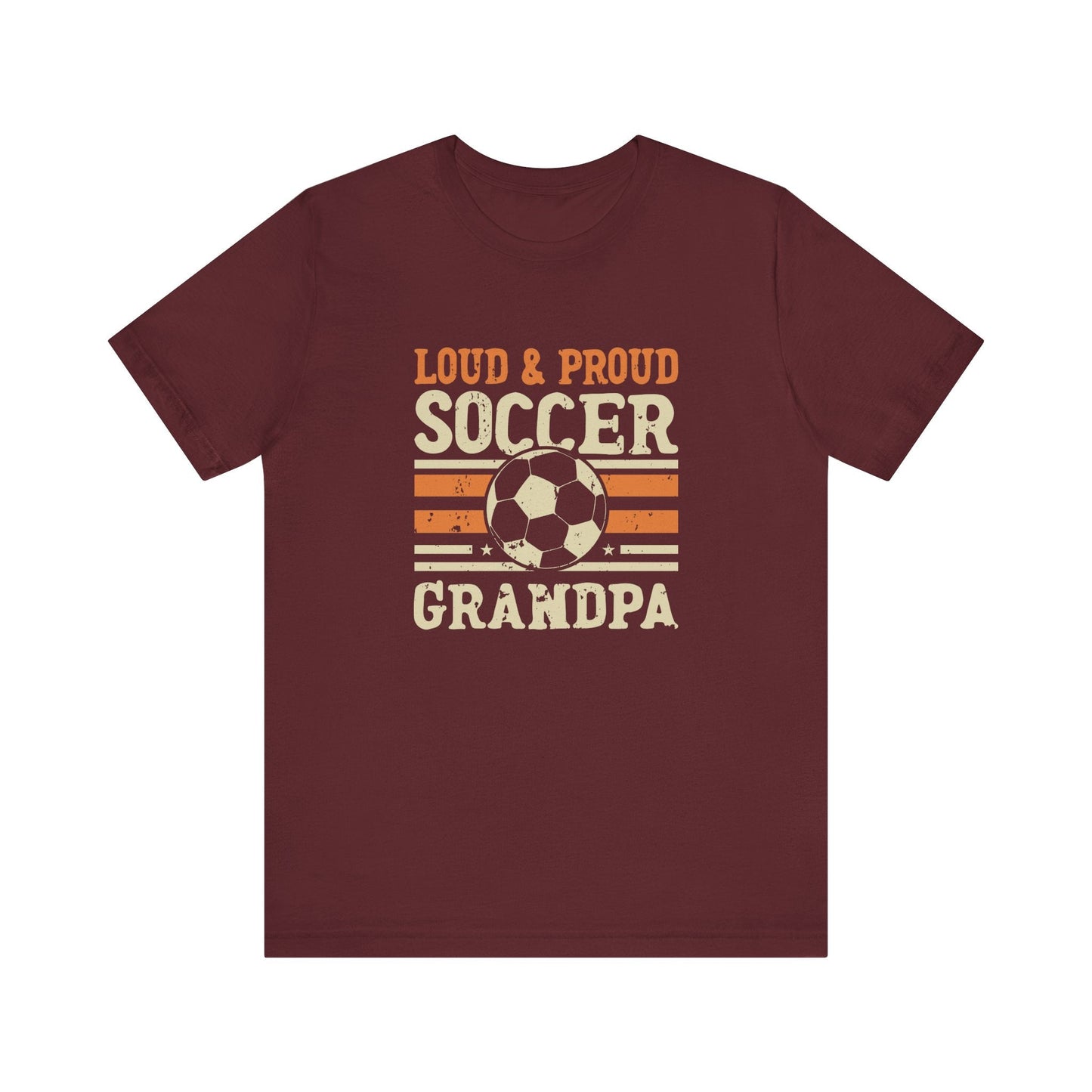 Loud & Proud Soccer Grandpa Tee - Hooray