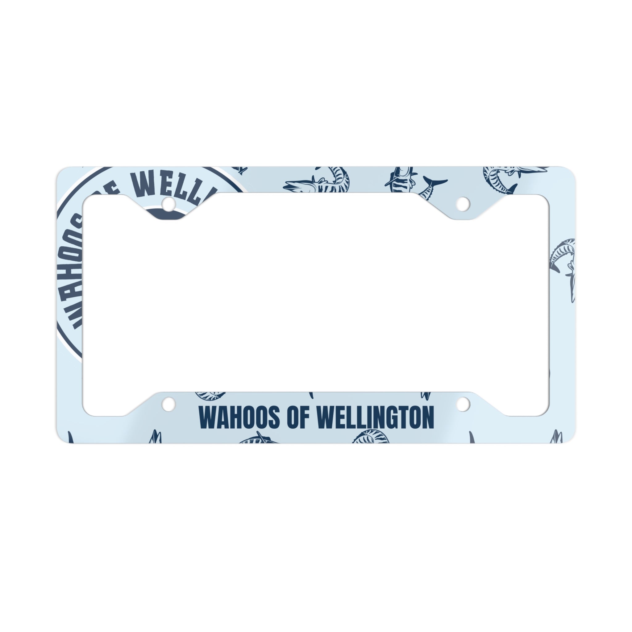 Wahoos License Plate Frame