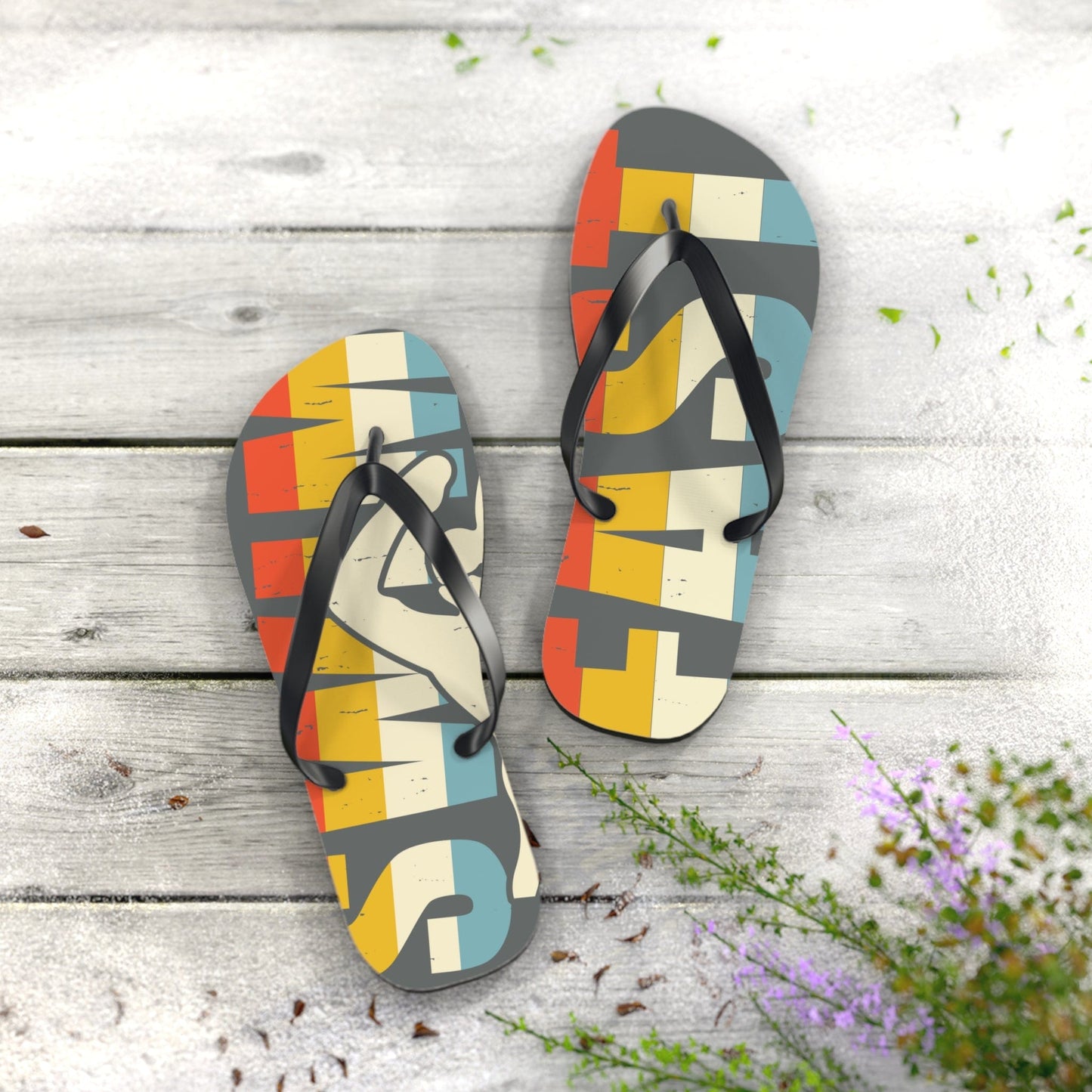 Swim Fast Flip Flops - Hooray