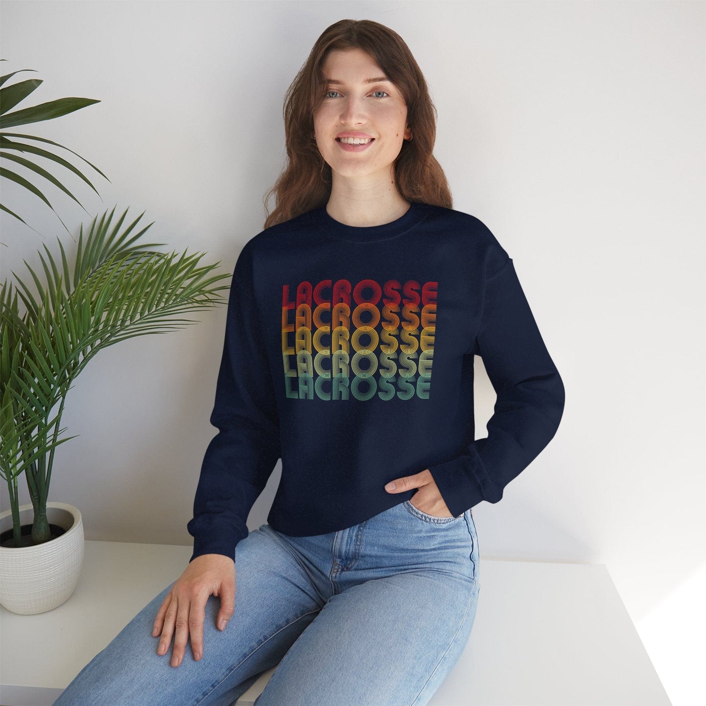 Retro Lacrosse Sweatshirt - Hooray