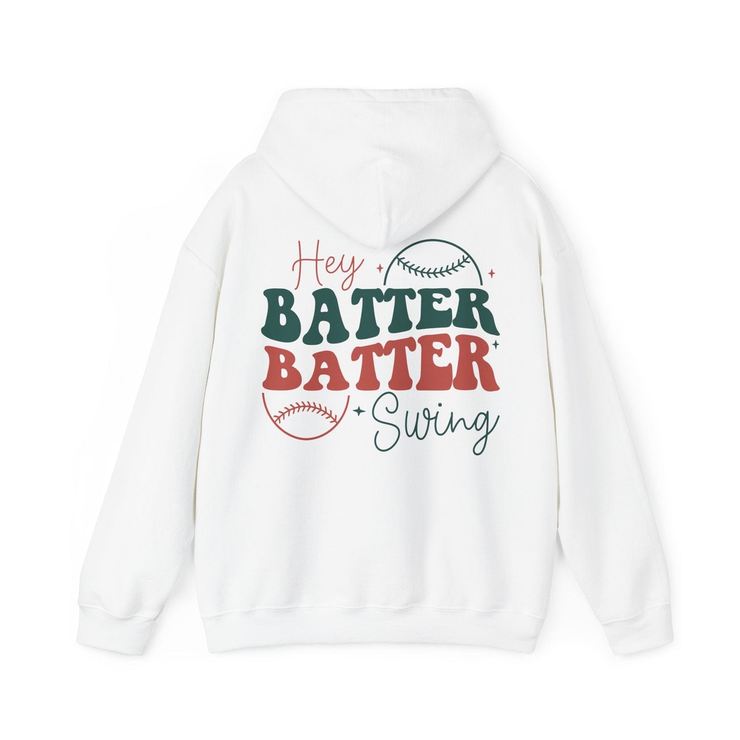 Hey Batter Batter Baseball Fan Hoodie - Hooray