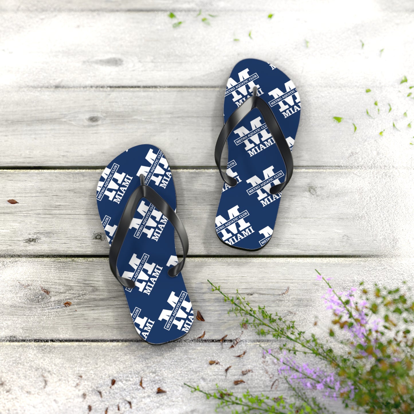 MAC All-Over Logo Flip-Flops - GetHooray.com
