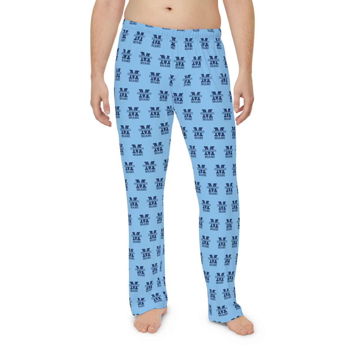 MAC All-Over Logo Lounge Pants (Light Blue) - GetHooray.com