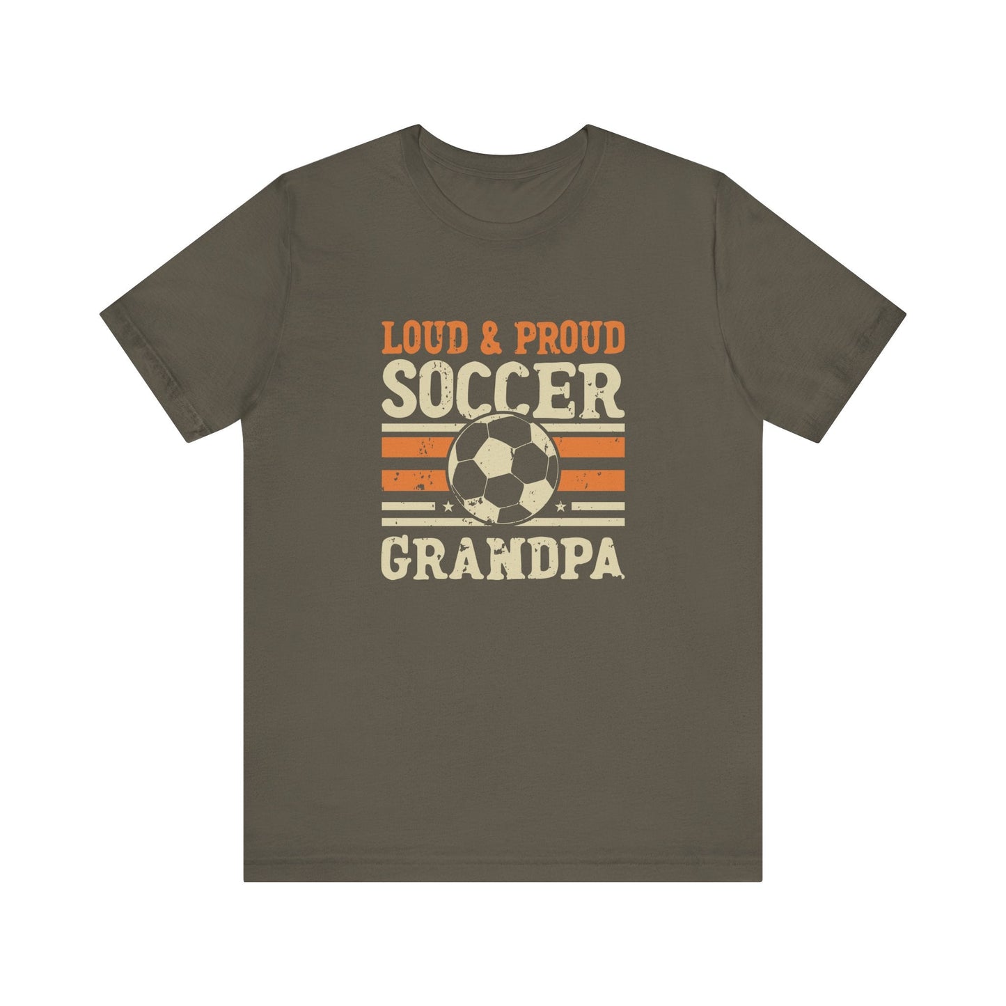 Loud & Proud Soccer Grandpa Tee - Hooray