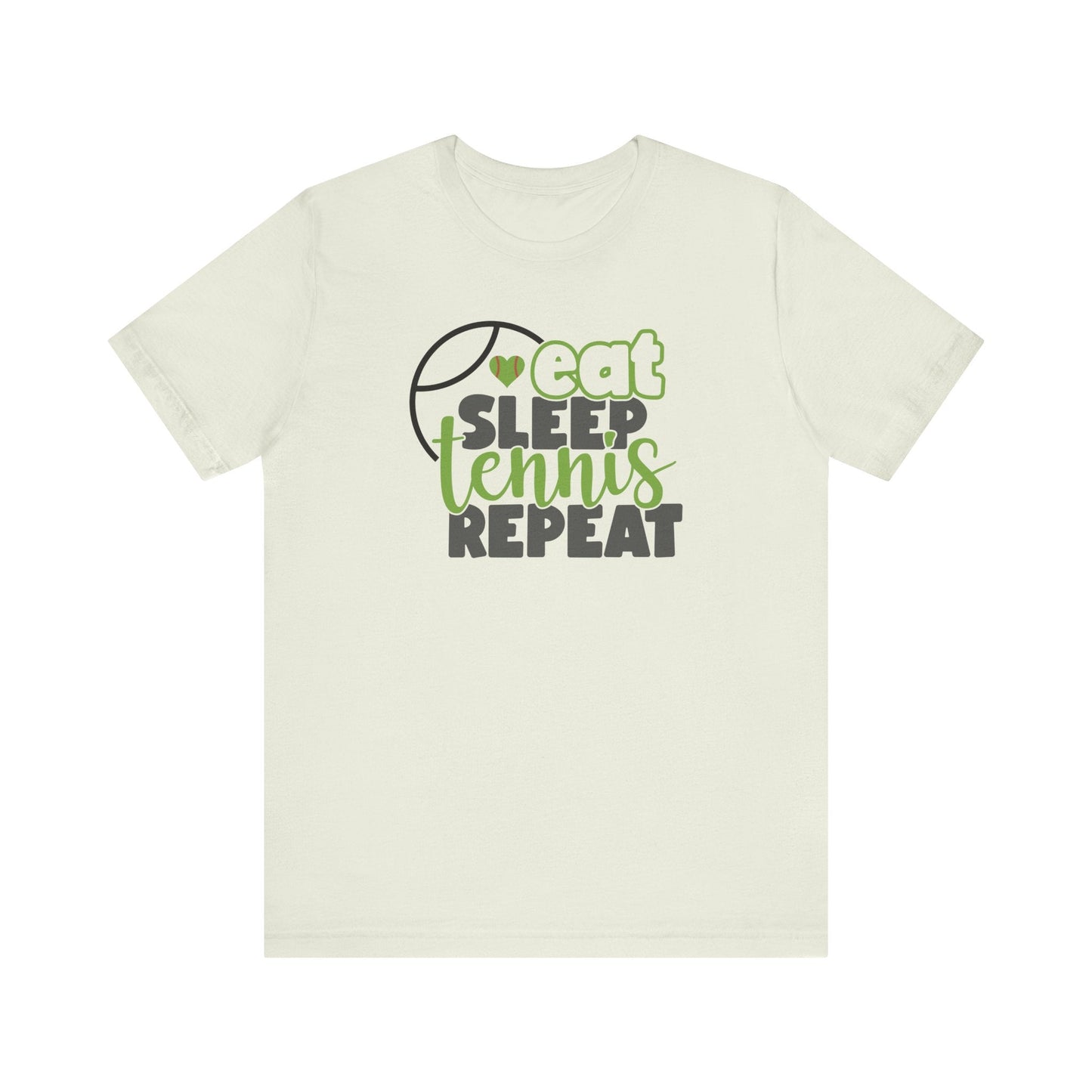 Eat Sleep Tennis Repeat Tennis Fan T-Shirt - Hooray