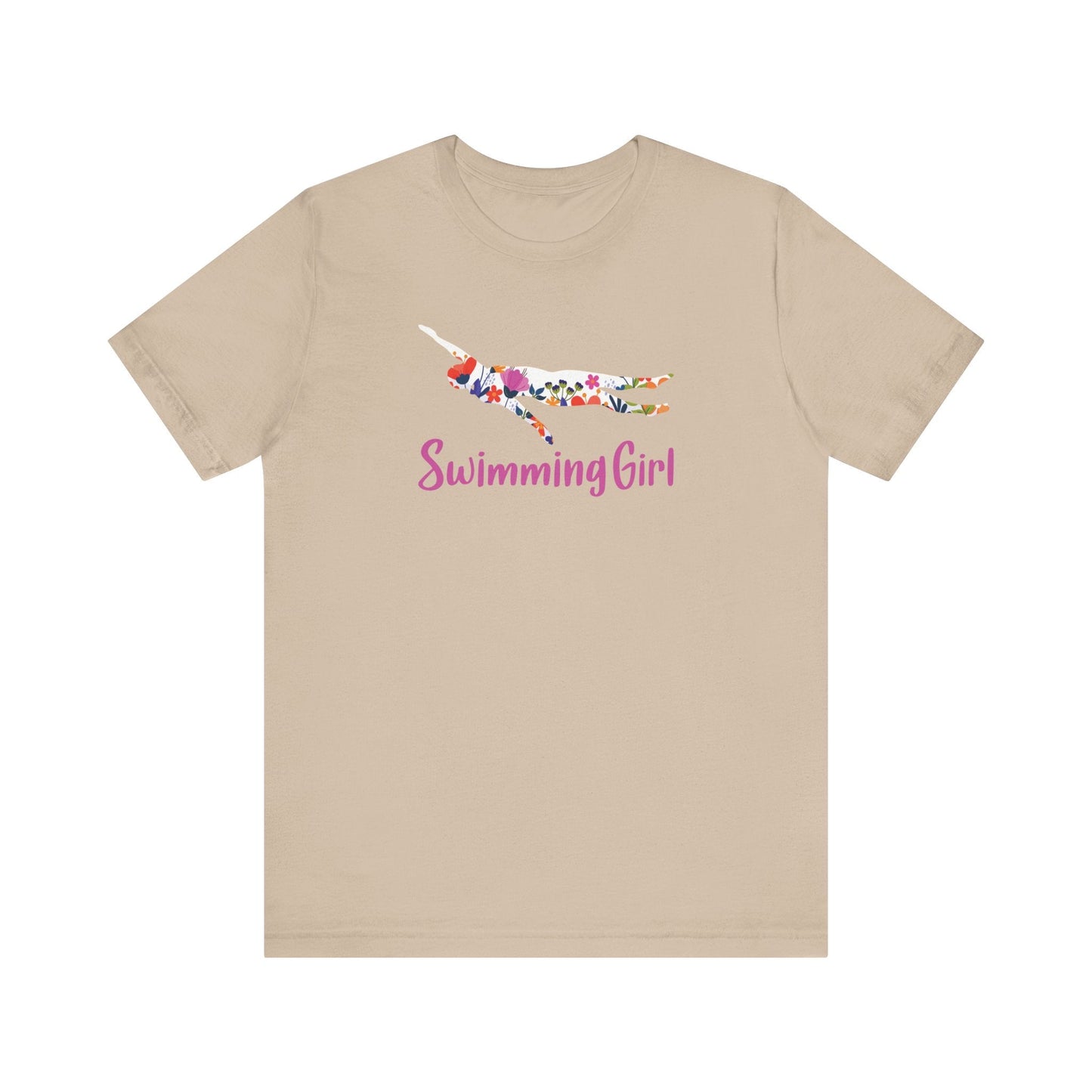 Floral Swimming Girl T-Shirt - Hooray