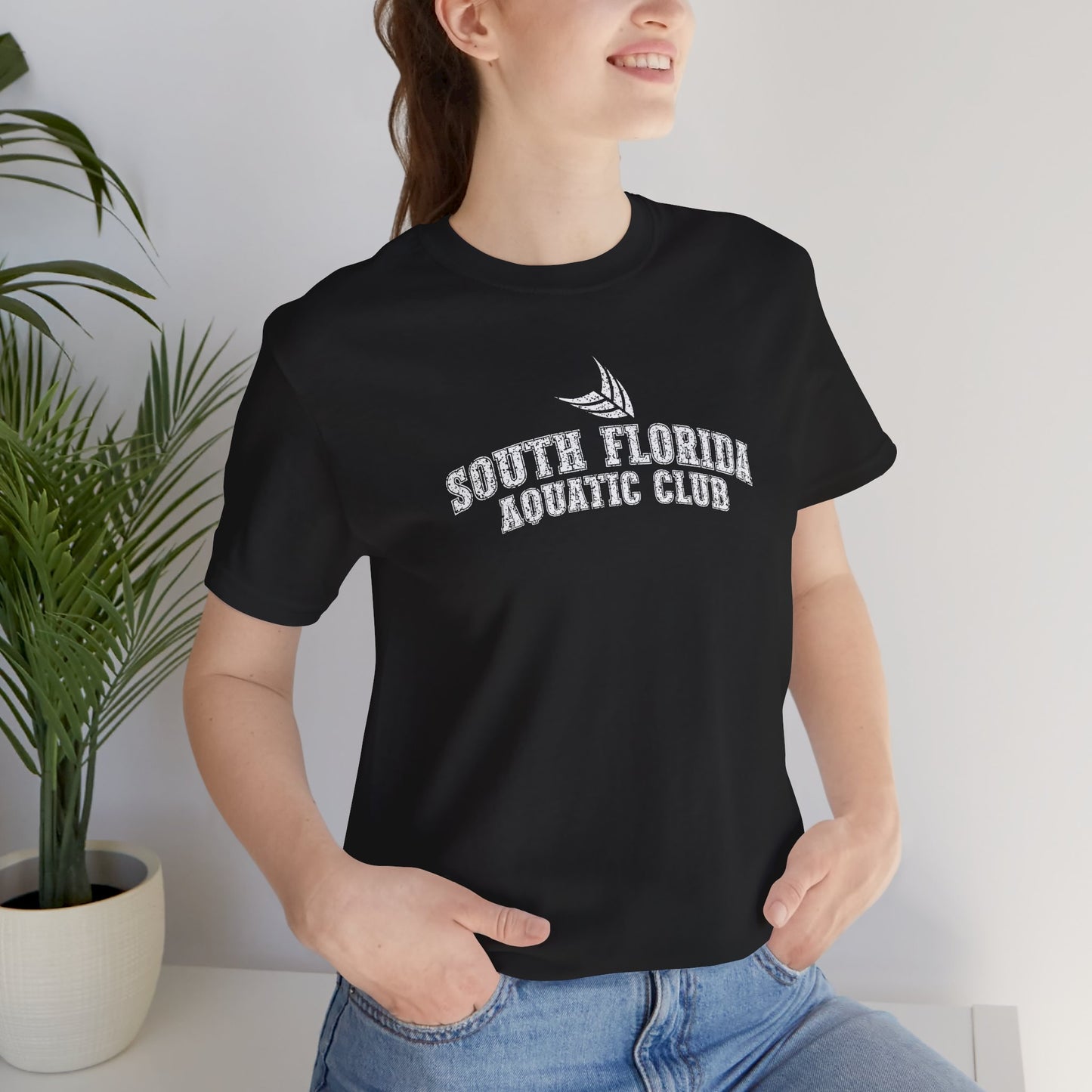 SoFlo Aquatic Club Vintage Distressed T-Shirt