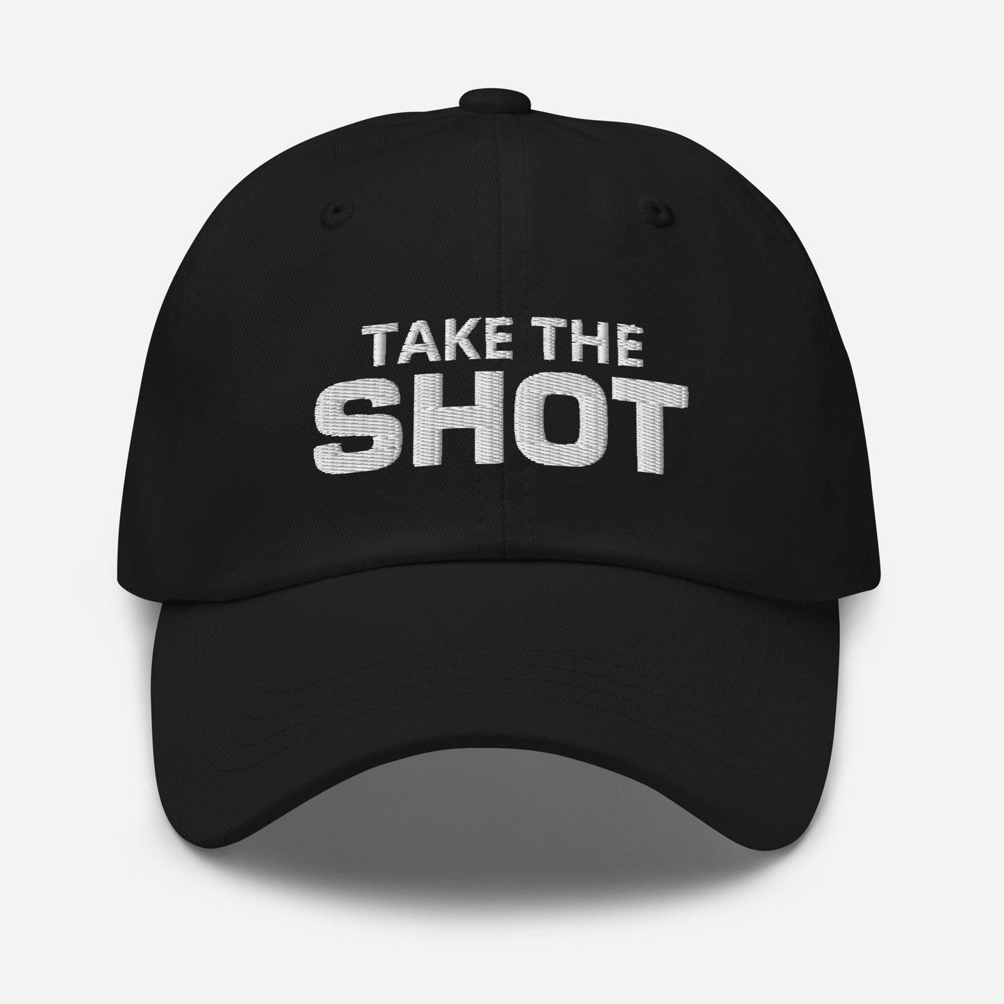 Take the Shot Unisex Basketball Cap - White Letters - Hooray