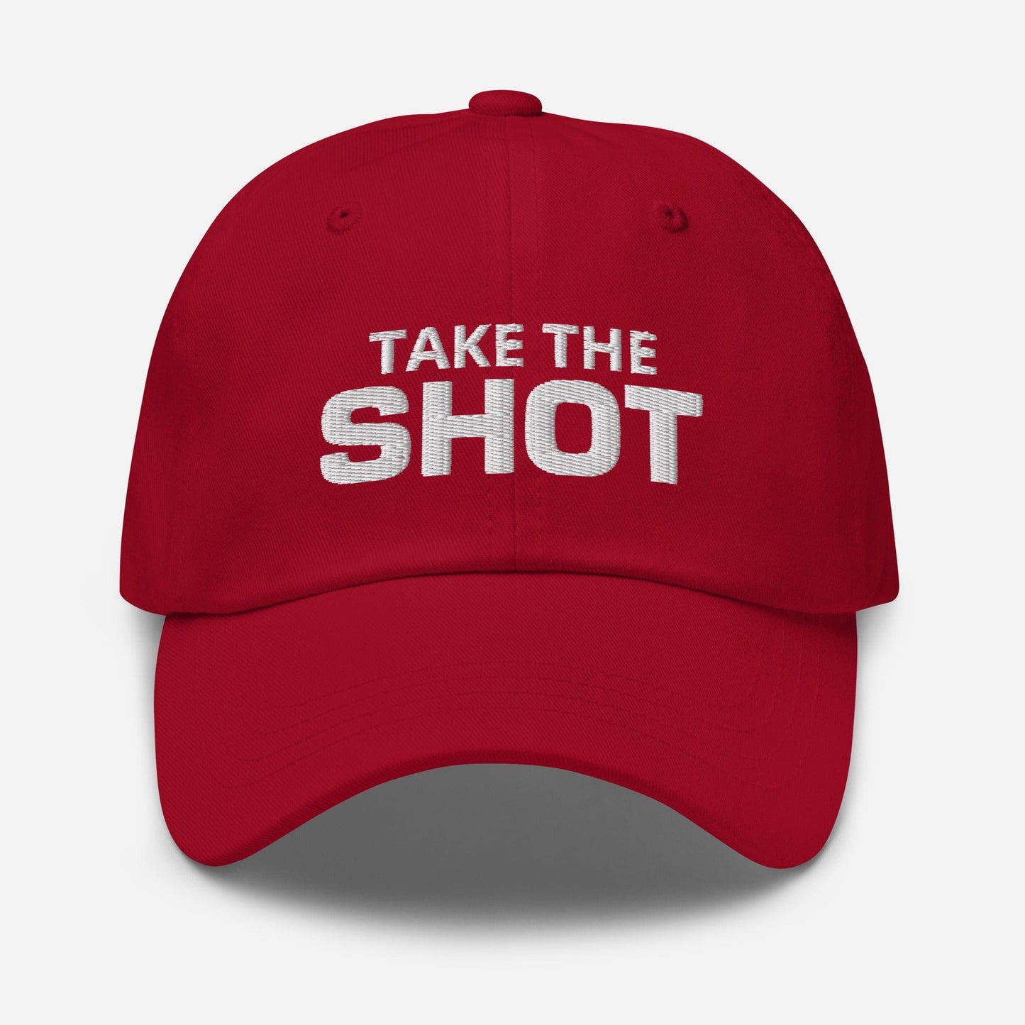 Take the Shot Unisex Basketball Cap - White Letters - Hooray