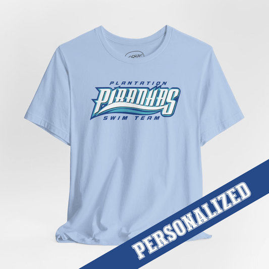 Plantation Piranhas Custom Name T-Shirt