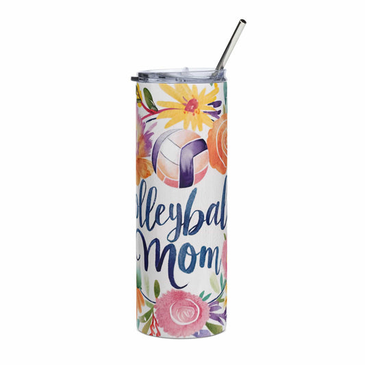 20oz Volleyball Mom Tumbler - Hooray