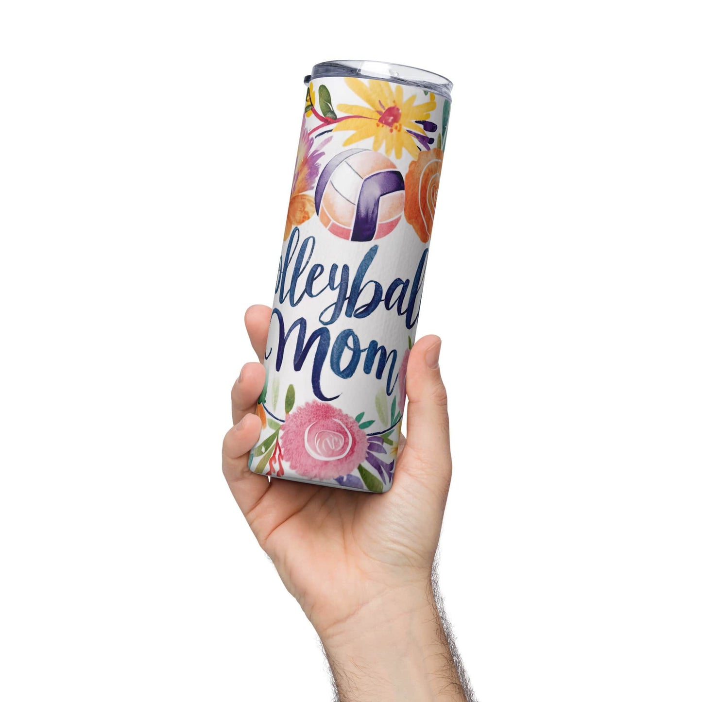 20oz Volleyball Mom Tumbler - Hooray