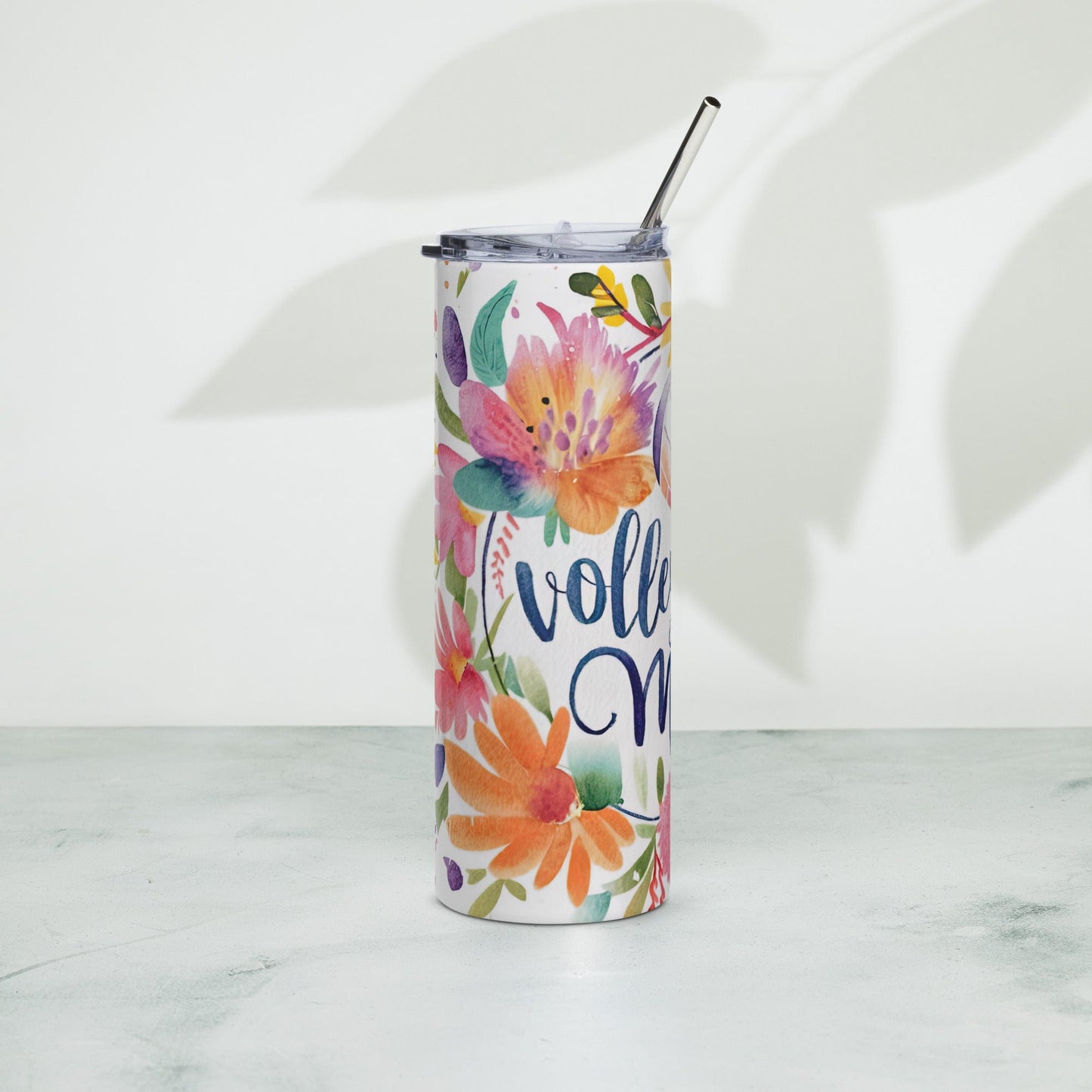 20oz Volleyball Mom Tumbler - Hooray